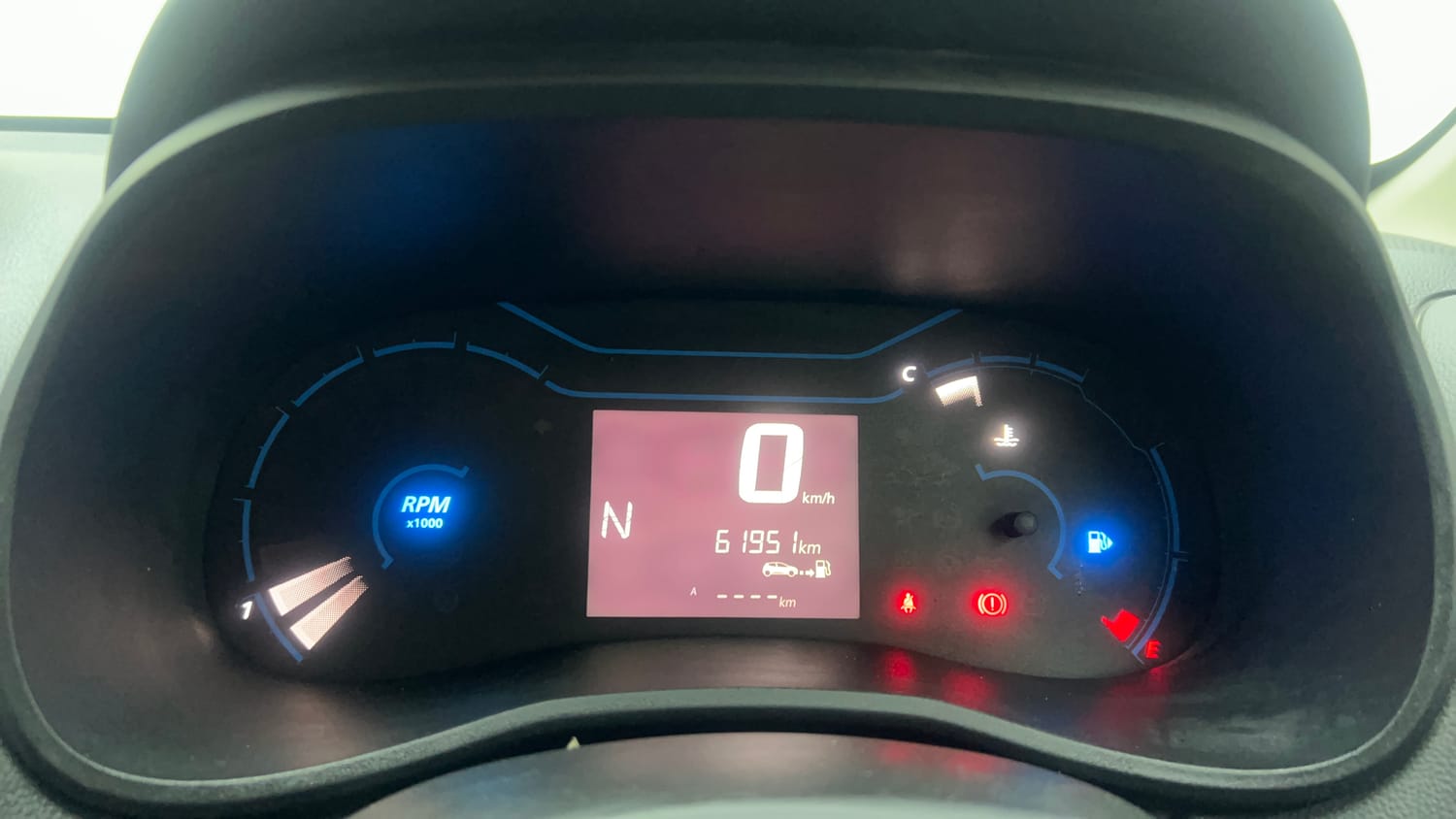 Used 2020 Renault Kwid CLIMBER 1.0 AMT Opt Petrol Automatic interior CLUSTERMETER VIEW