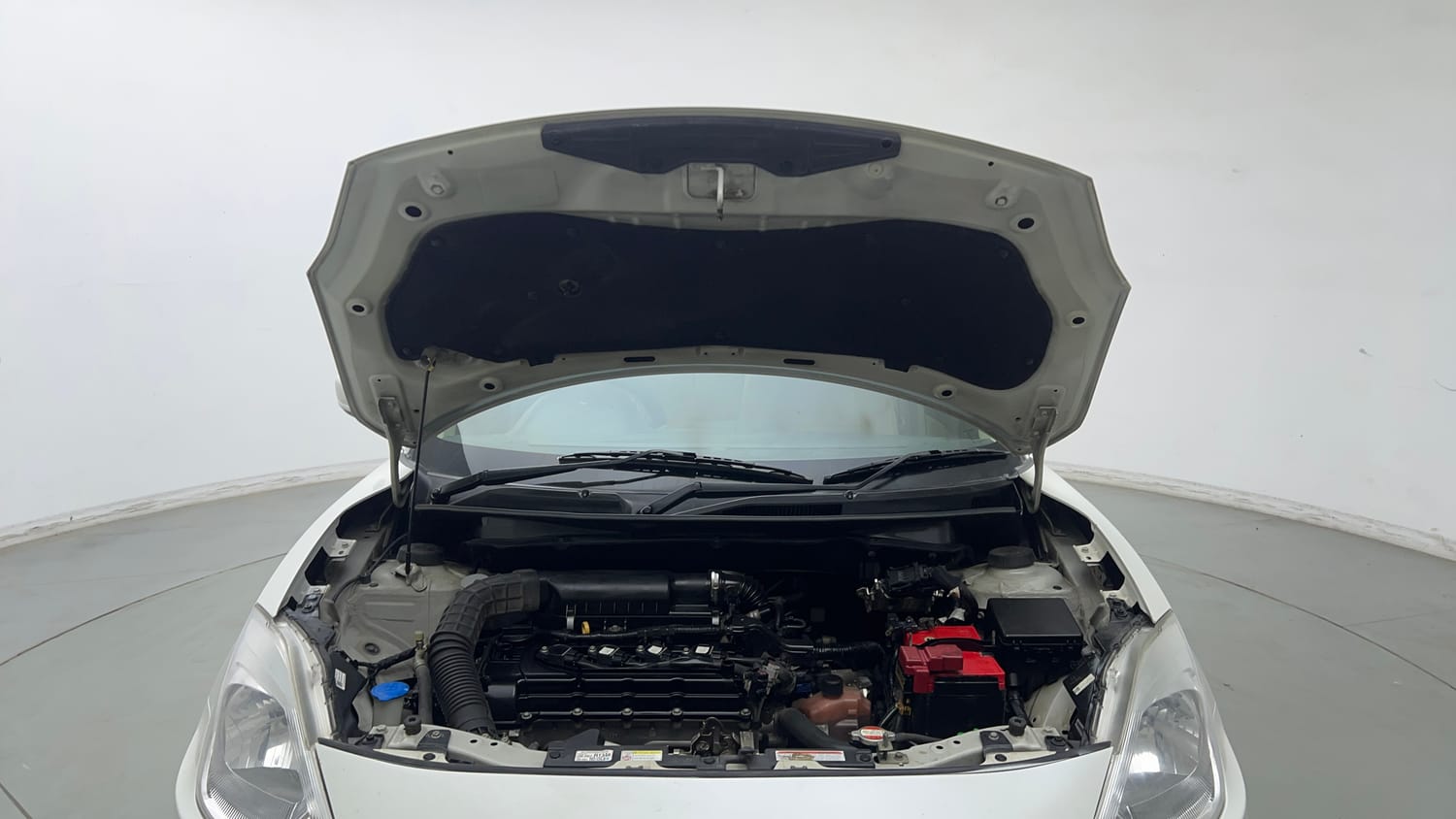 Used 2019 Maruti Suzuki Dzire ZXi AMT Petrol Automatic engine ENGINE & BONNET OPEN FRONT VIEW