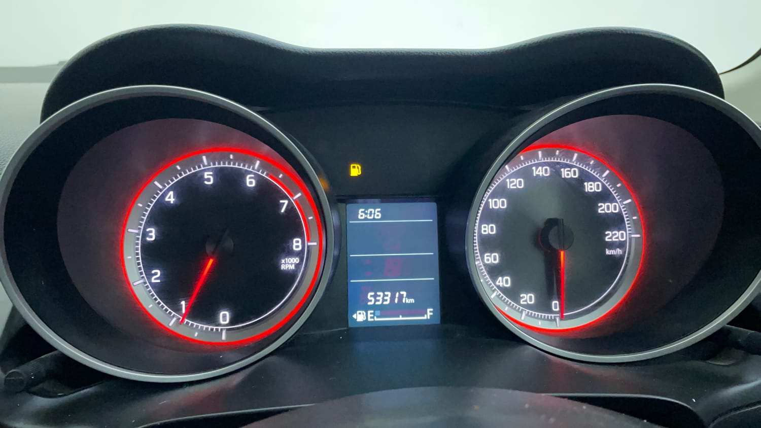 Used 2022 Maruti Suzuki Swift VXi Petrol Manual interior CLUSTERMETER VIEW