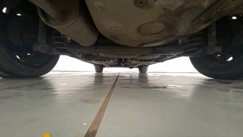 Used 2016 Volkswagen Polo Comfortline 1.2L (P) Petrol Manual extra REAR UNDERBODY VIEW (TAKEN FROM REAR)