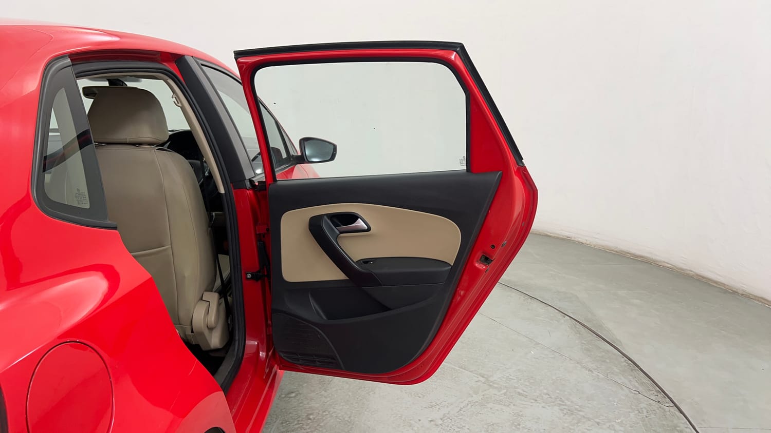 Used 2016 Volkswagen Polo Highline1.2L (P) Petrol Manual interior RIGHT REAR DOOR OPEN VIEW