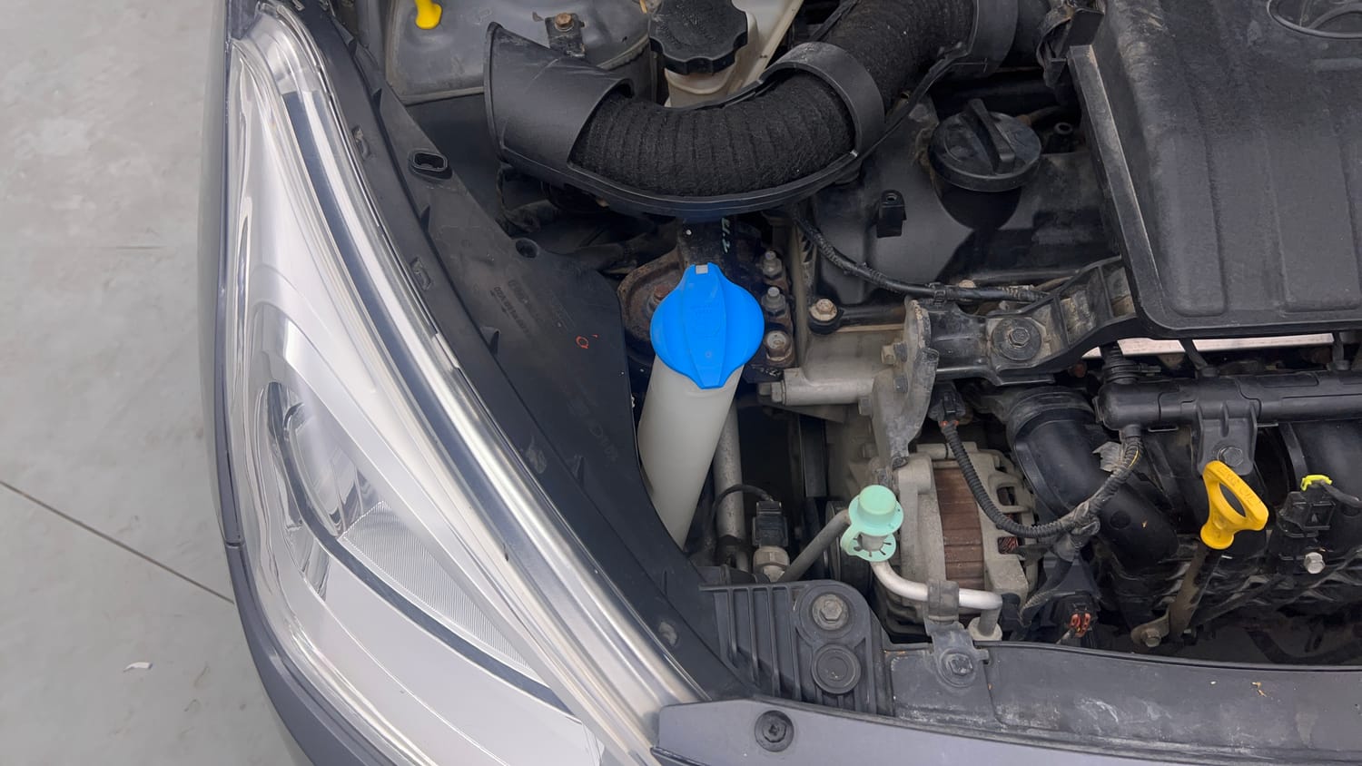Used 2013 Hyundai Grand i10 Sportz 1.2 Kappa VTVT Petrol Manual engine ENGINE RIGHT SIDE VIEW