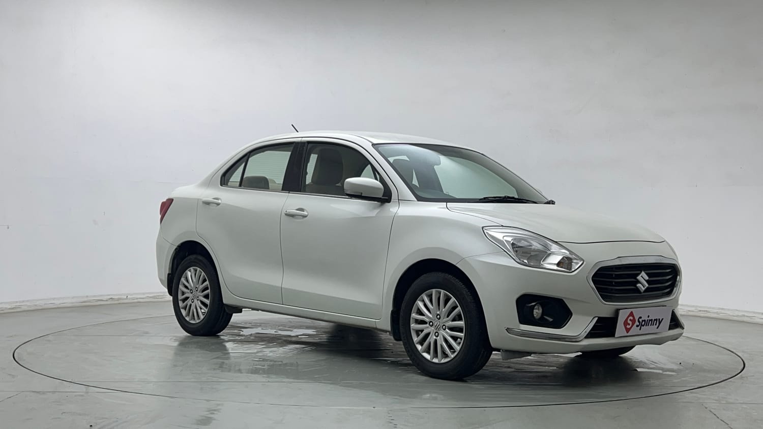 Used 2019 Maruti Suzuki Dzire ZXi AMT Petrol Automatic exterior RIGHT FRONT CORNER VIEW