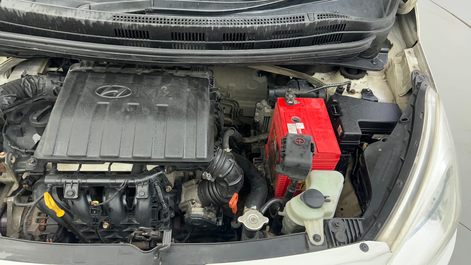 Used 2016 Hyundai Grand i10 Magna AT 1.2 Kappa VTVT Petrol Automatic engine ENGINE LEFT SIDE VIEW