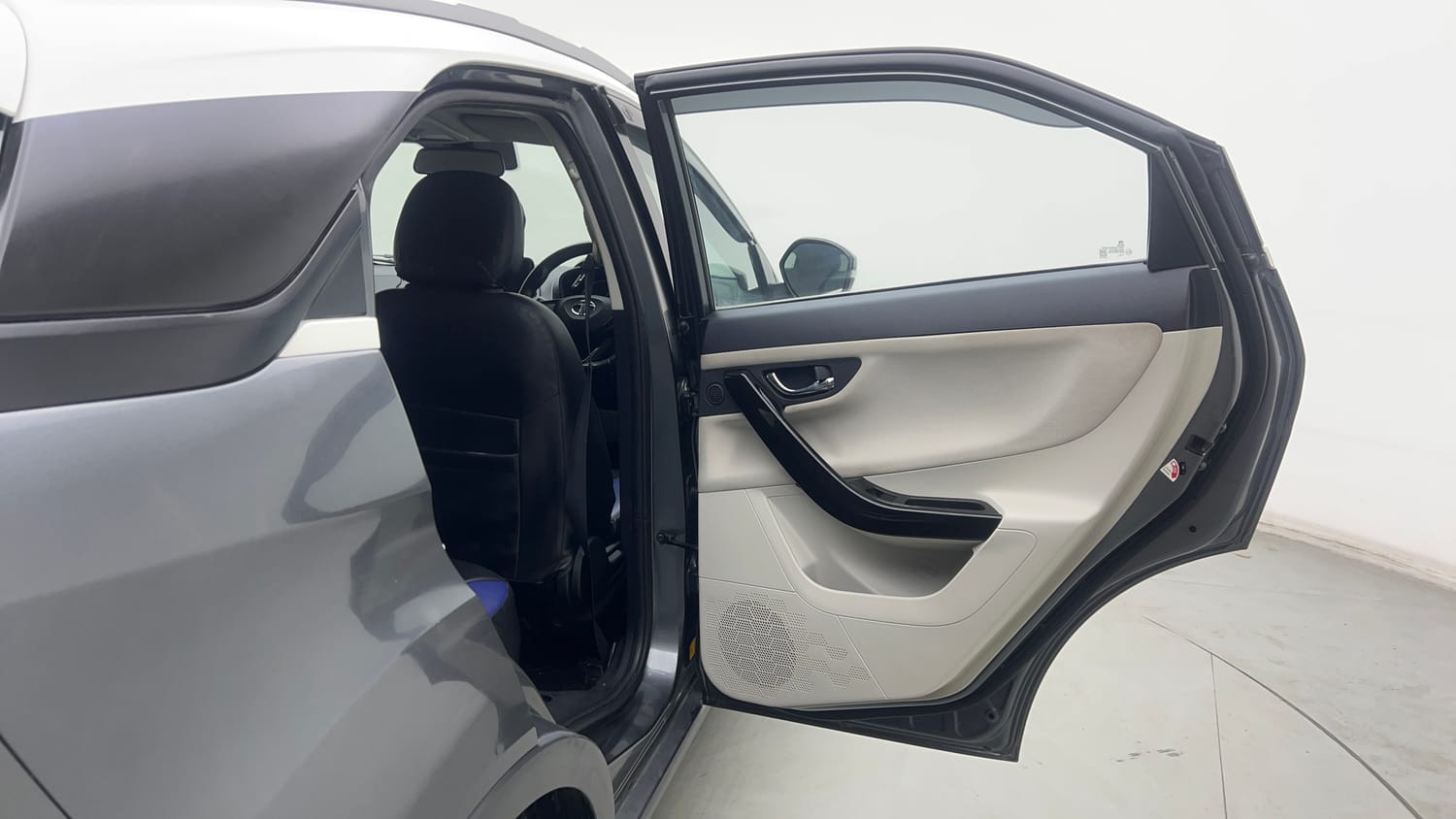 Used 2020 Tata Nexon XZA Plus (O) Dual Tone Petrol Automatic interior RIGHT REAR DOOR OPEN VIEW