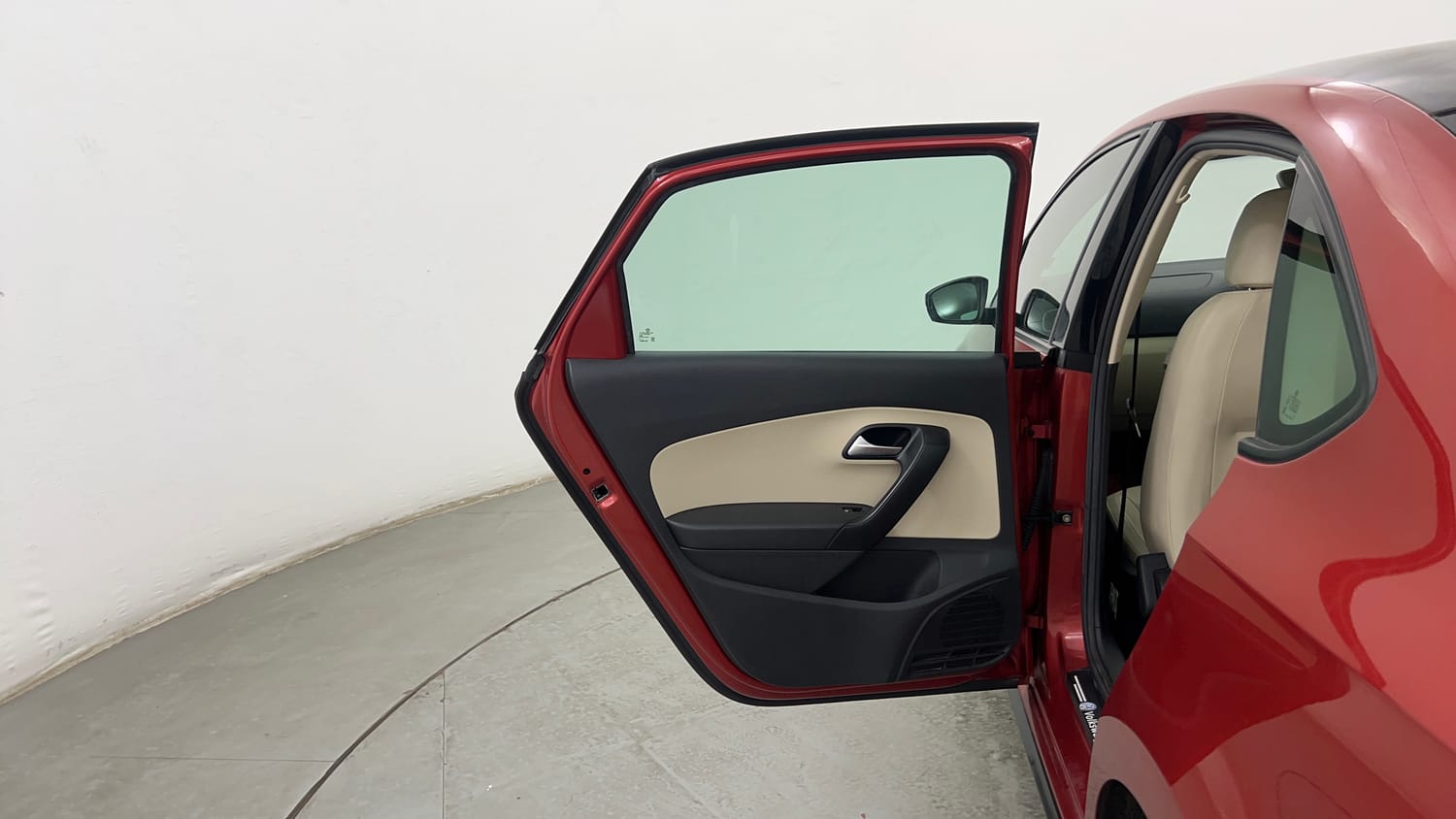 Used 2020 Volkswagen Vento Highline Plus 1.0L TSI Petrol Manual interior LEFT REAR DOOR OPEN VIEW