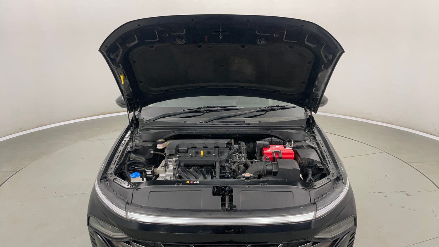 Used 2023 Hyundai Verna SX 1.5 Petrol IVT Petrol Automatic engine ENGINE & BONNET OPEN FRONT VIEW