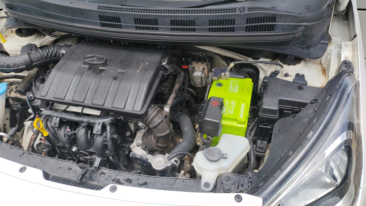 Used 2017 Hyundai Xcent SX Petrol Manual engine ENGINE LEFT SIDE VIEW