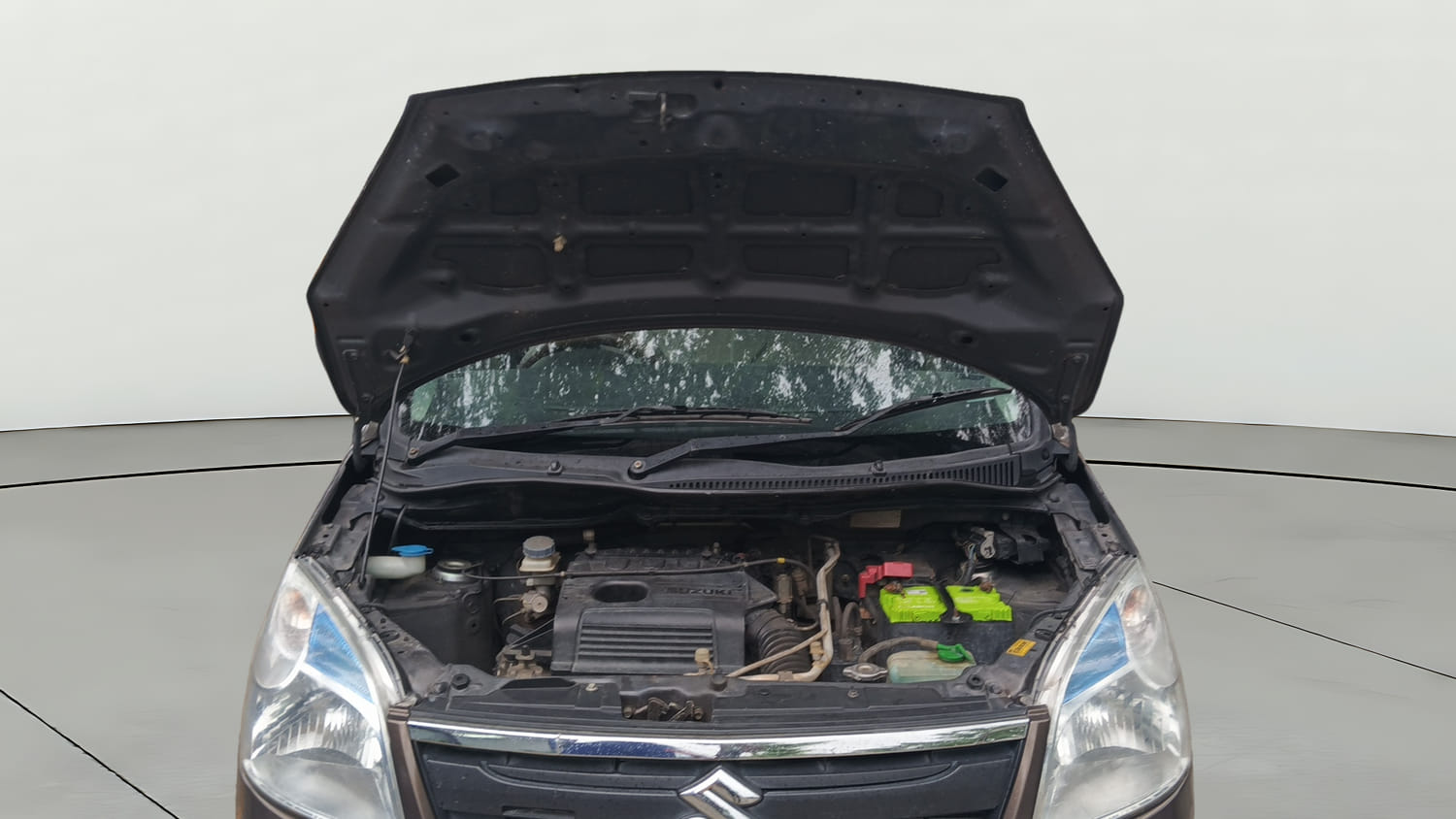 Used 2016 Maruti Suzuki Wagon R VXI Petrol Manual engine ENGINE & BONNET OPEN FRONT VIEW