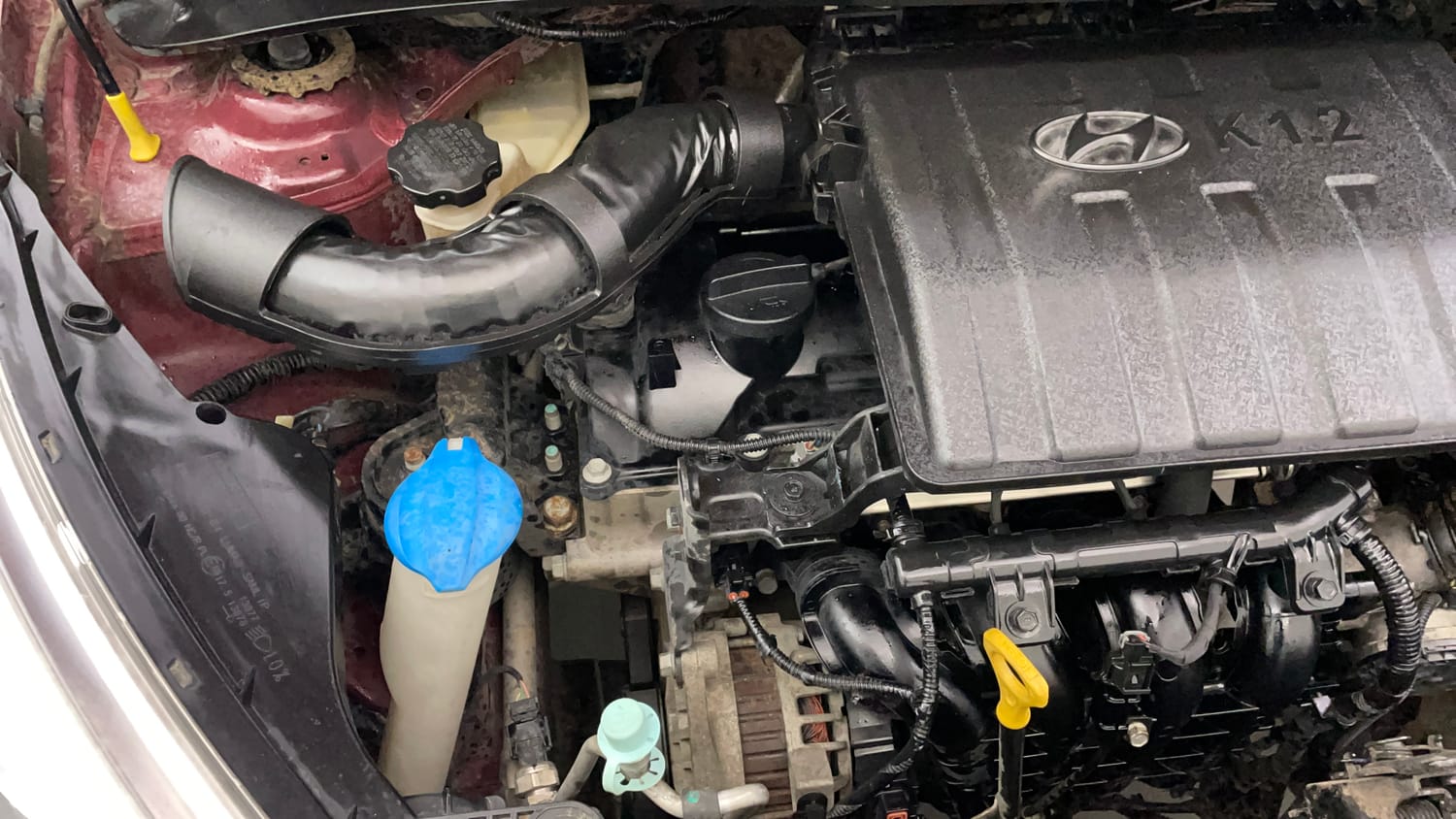 Used 2017 Hyundai Grand i10 Asta 1.2 Kappa VTVT Petrol Manual engine ENGINE RIGHT SIDE VIEW