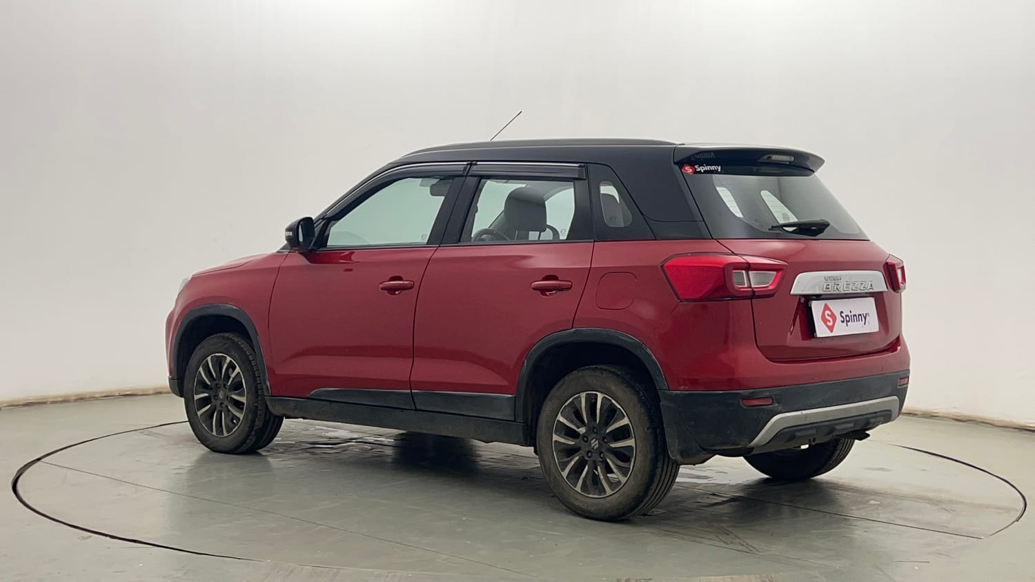 Used 2022 Maruti Suzuki Vitara Brezza [2020-2022] ZXI Plus Dual Tone Petrol Manual exterior LEFT REAR CORNER VIEW