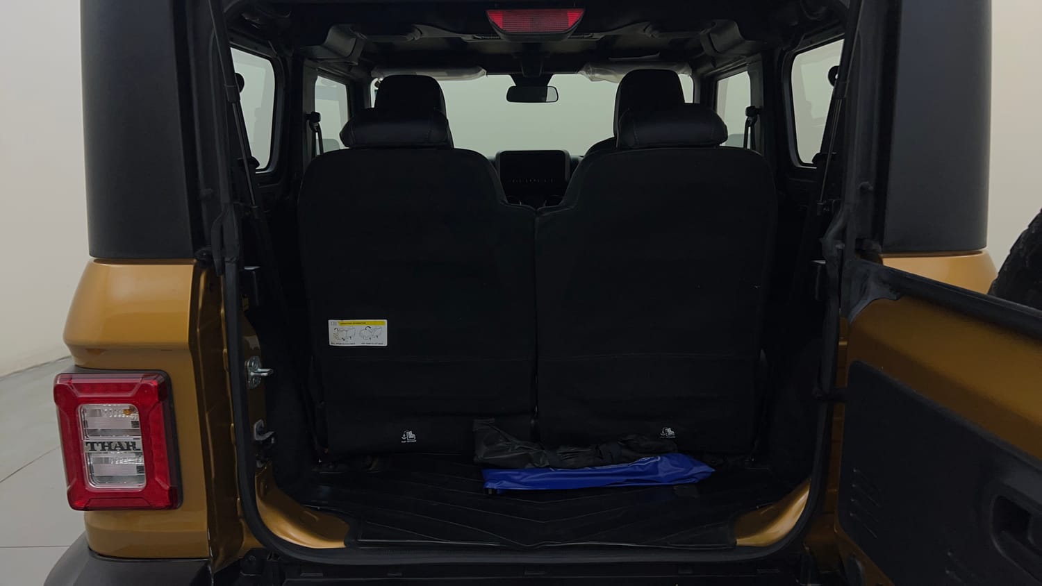 Used 2023 Mahindra Thar LX Hard Top Petrol AT RWD Petrol Automatic interior DICKY INSIDE VIEW