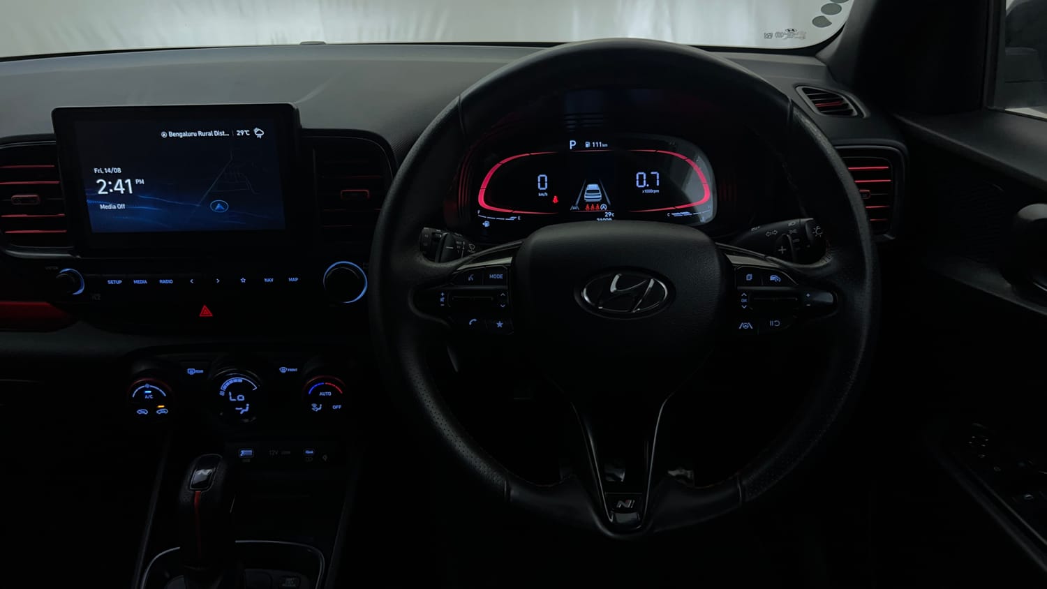 Used 2024 Hyundai Venue N-Line N8 DCT Petrol Automatic interior STEERING VIEW