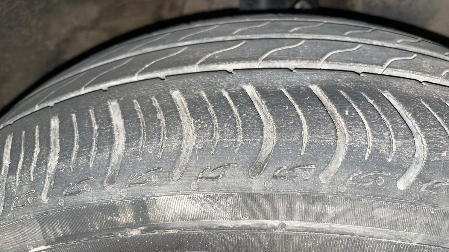 Used 2016 Honda Jazz VX Diesel Diesel Manual tyres RIGHT FRONT TYRE TREAD VIEW