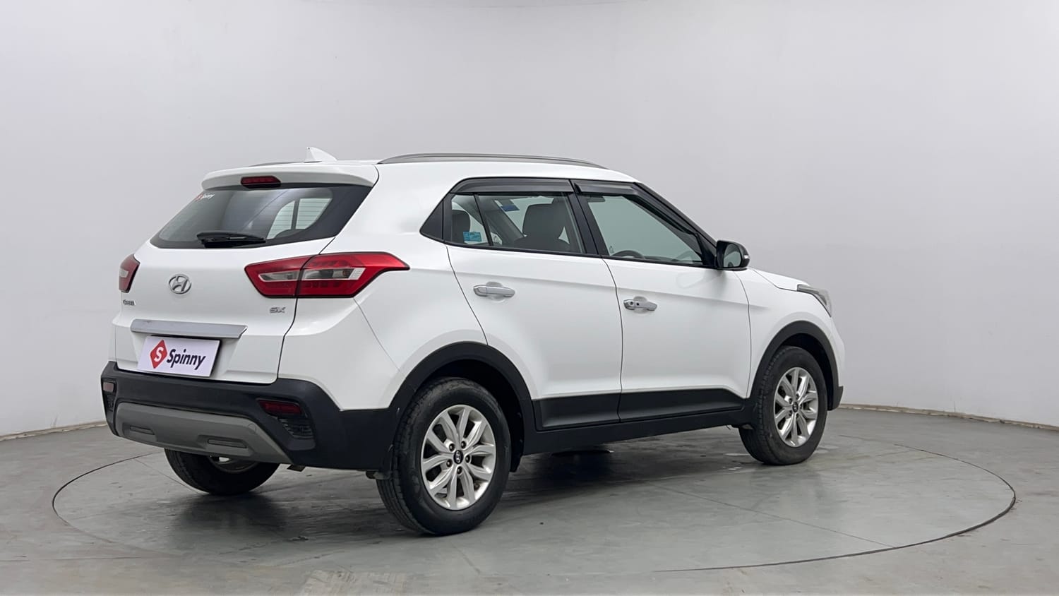 Used 2019 Hyundai Creta SX 1.6 Petrol Petrol Manual exterior RIGHT REAR CORNER VIEW