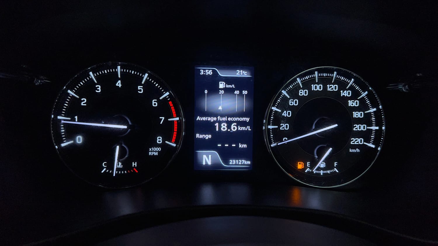 Used 2022 Maruti Suzuki Baleno Alpha AGS Petrol Automatic interior CLUSTERMETER VIEW