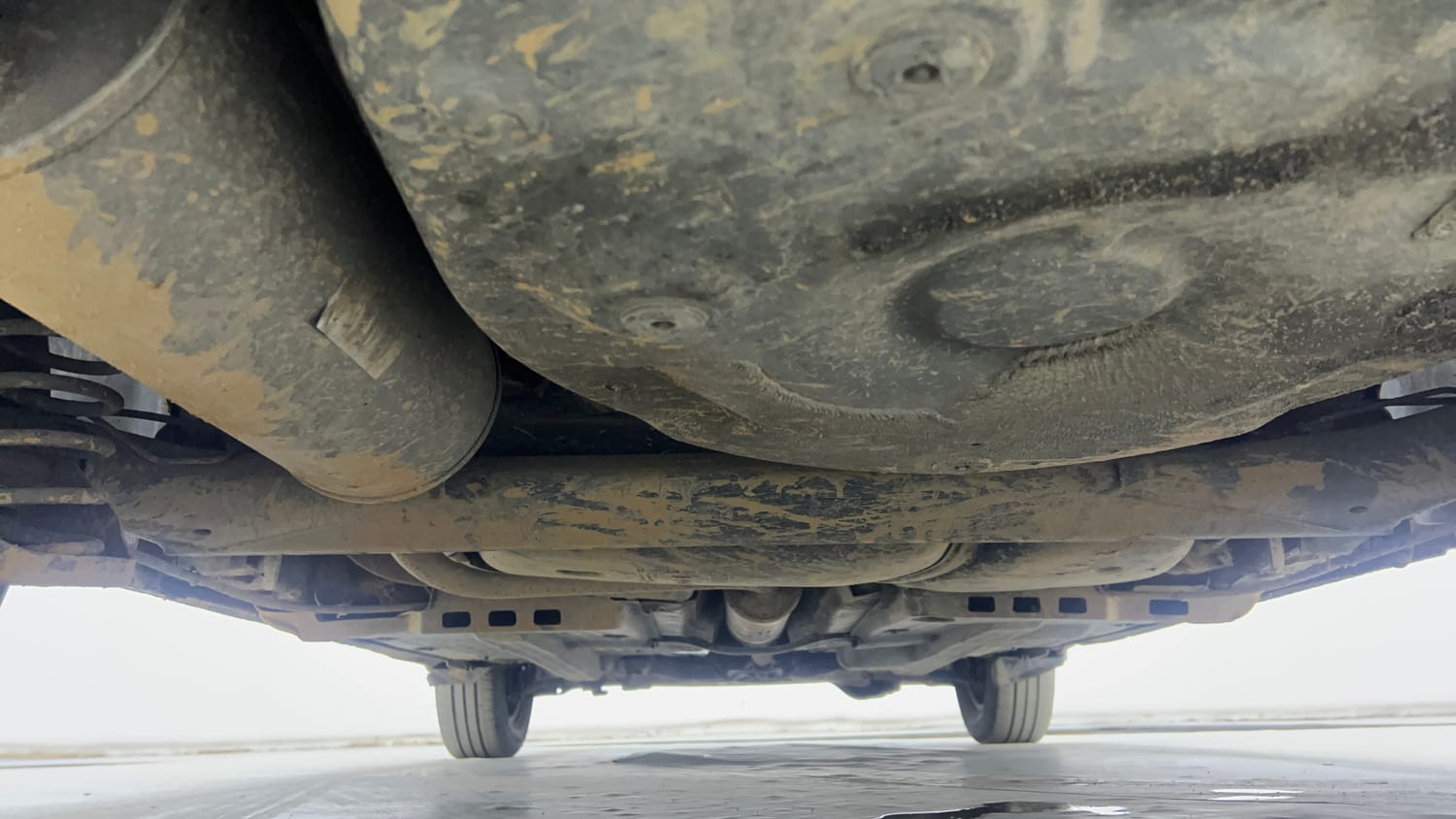 Used 2020 Volkswagen Polo Trendline 1.0L (P) Petrol Manual extra REAR UNDERBODY VIEW (TAKEN FROM REAR)