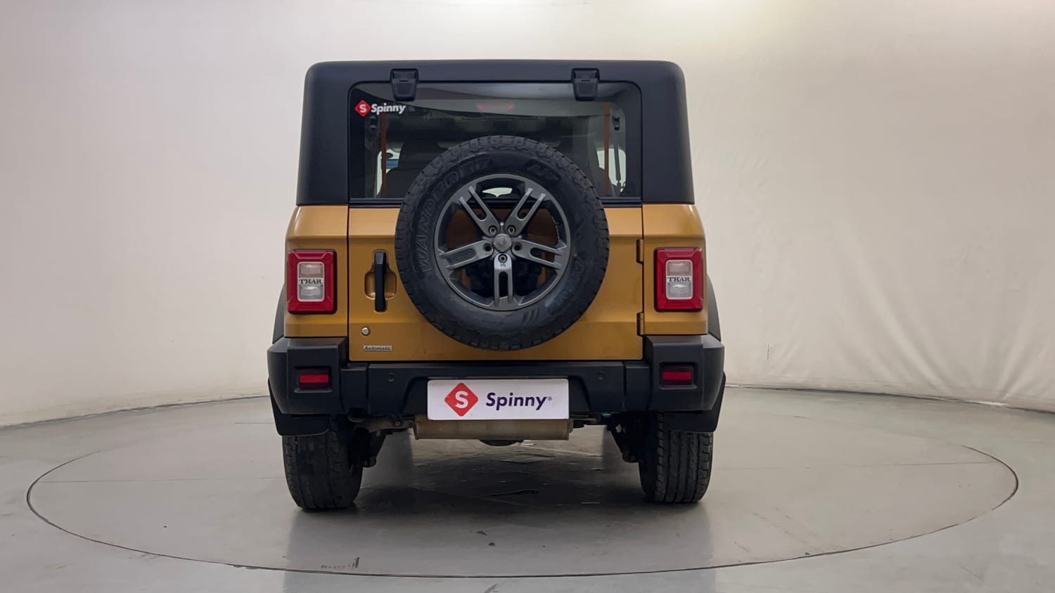 Used 2023 Mahindra Thar LX Hard Top Petrol AT RWD Petrol Automatic exterior BACK VIEW
