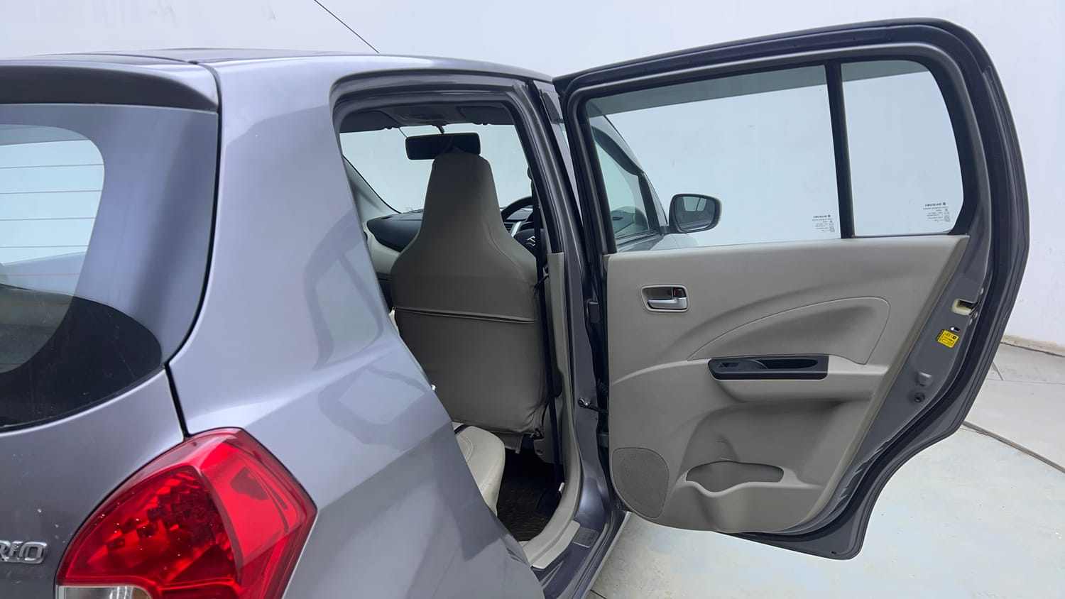 Used 2017 Maruti Suzuki Celerio ZXi AMT Petrol Automatic interior RIGHT REAR DOOR OPEN VIEW