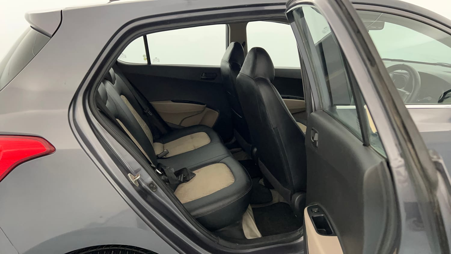 Used 2016 Hyundai Grand i10 Magna 1.2 Kappa VTVT Petrol Manual interior RIGHT SIDE REAR DOOR CABIN VIEW