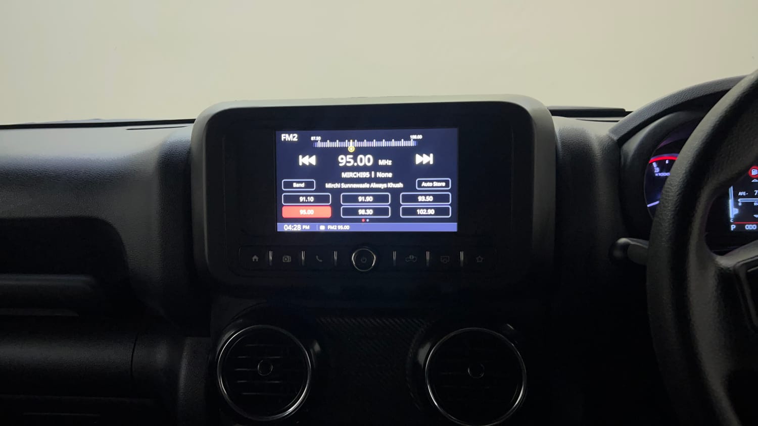 Used 2023 Mahindra Thar LX Hard Top Petrol AT RWD Petrol Automatic top_features Touch screen infotainment system
