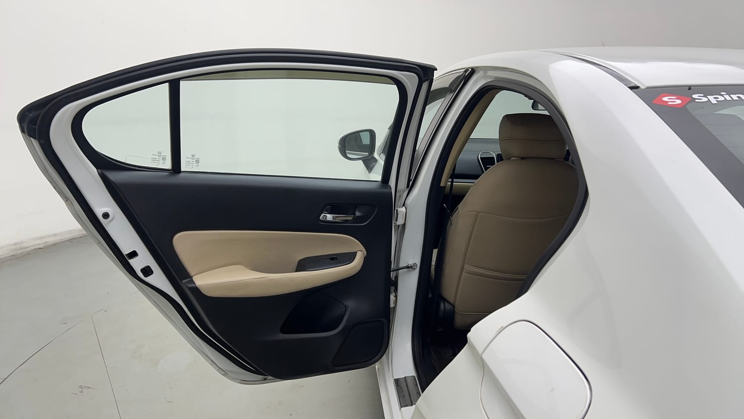 Used 2023 Honda City V Petrol CVT Petrol Automatic interior LEFT REAR DOOR OPEN VIEW