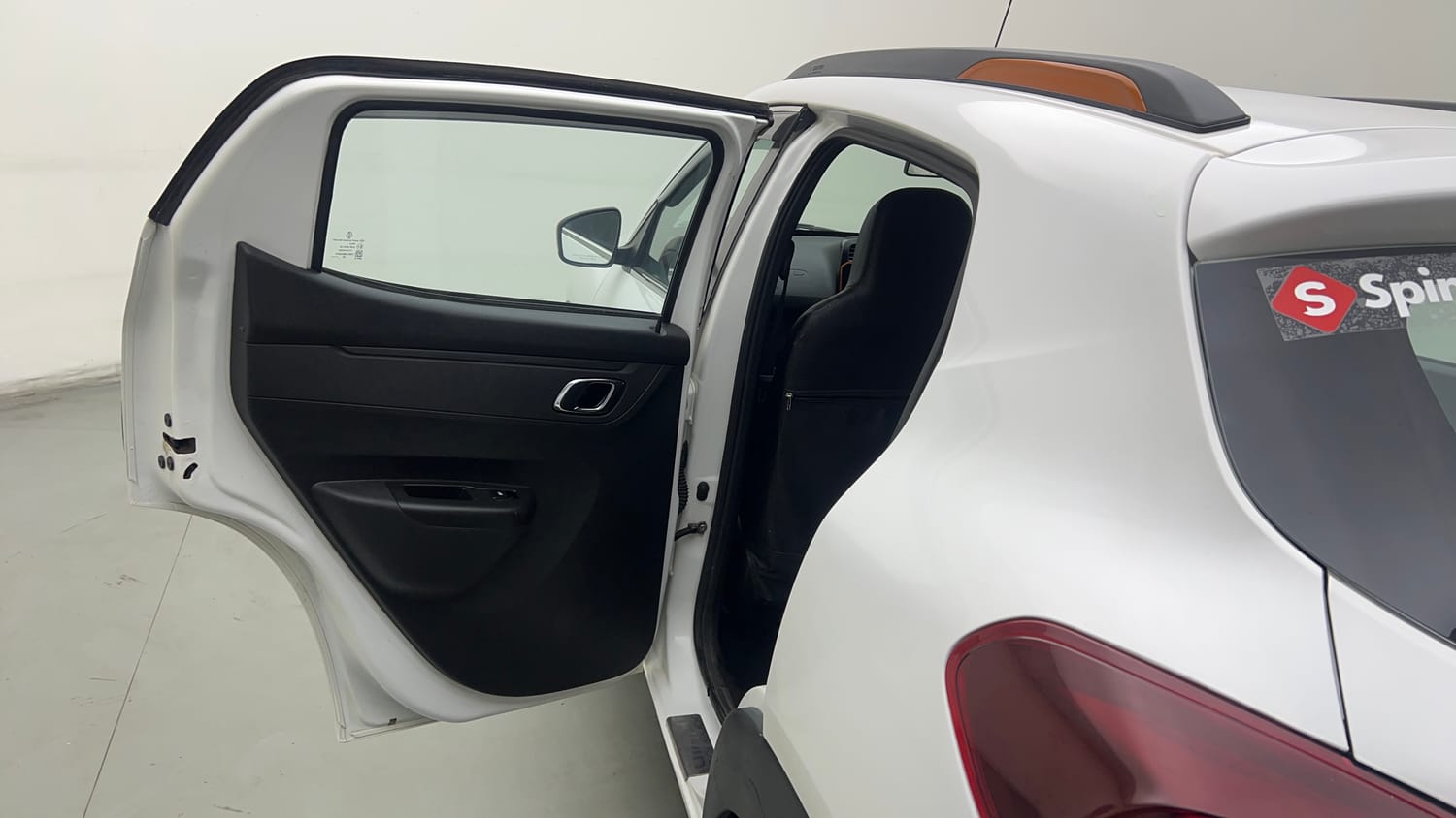 Used 2020 Renault Kwid CLIMBER 1.0 AMT Opt Petrol Automatic interior LEFT REAR DOOR OPEN VIEW