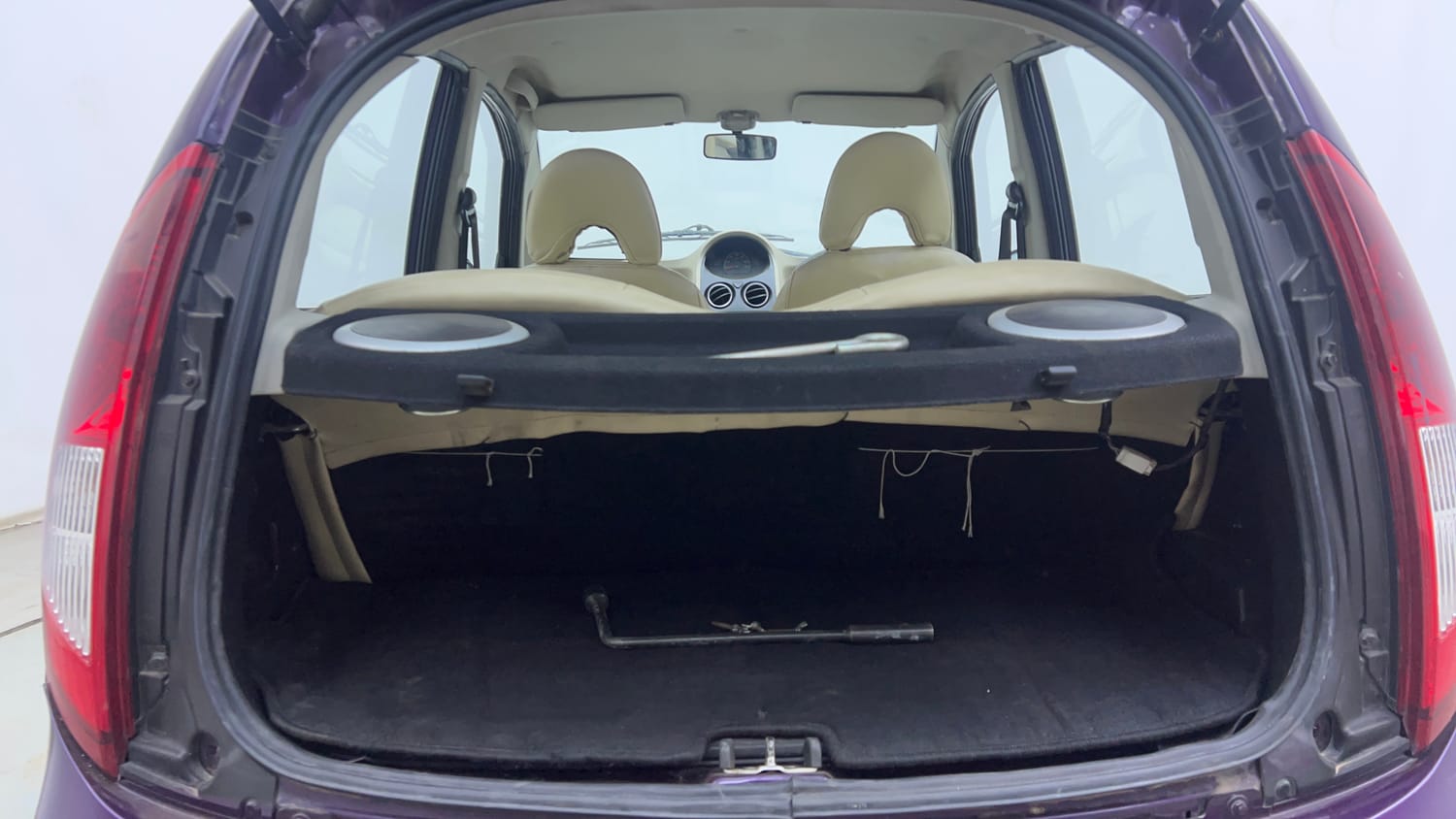 Used 2016 Tata Nano GenX XT Petrol Manual interior DICKY INSIDE VIEW