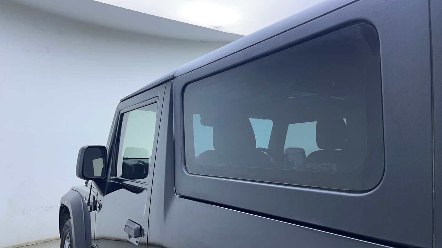 Used 2021 mahindra Thar LX Hard Top Diesel MT 4WD Diesel Manual interior LEFT REAR DOOR OPEN VIEW