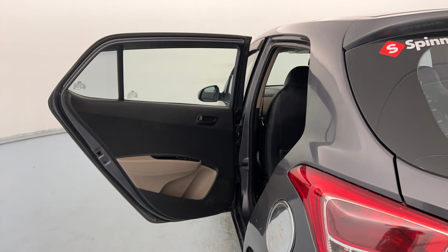 Used 2017 Hyundai Grand i10 Magna 1.2 Kappa VTVT Petrol Manual interior LEFT REAR DOOR OPEN VIEW