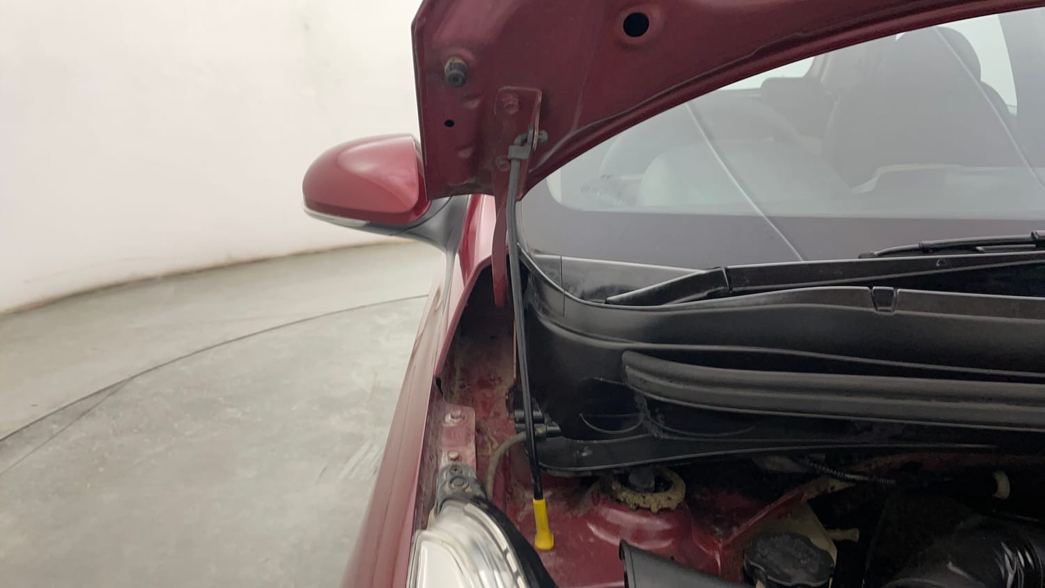 Used 2017 Hyundai Grand i10 Asta 1.2 Kappa VTVT Petrol Manual engine ENGINE RIGHT SIDE HINGE & APRON VIEW