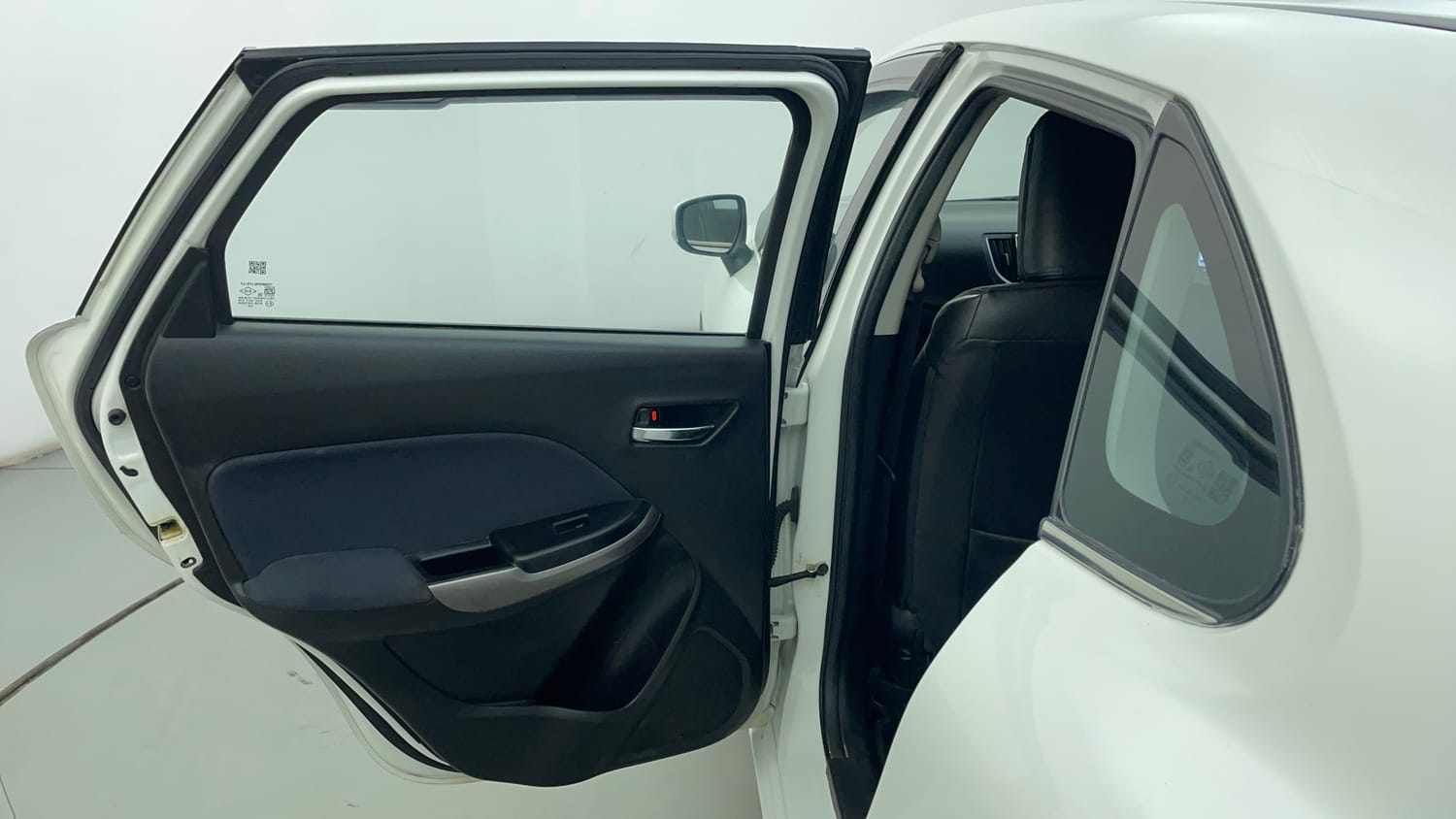 Used 2020 Maruti Suzuki Baleno Zeta Petrol Manual interior LEFT REAR DOOR OPEN VIEW