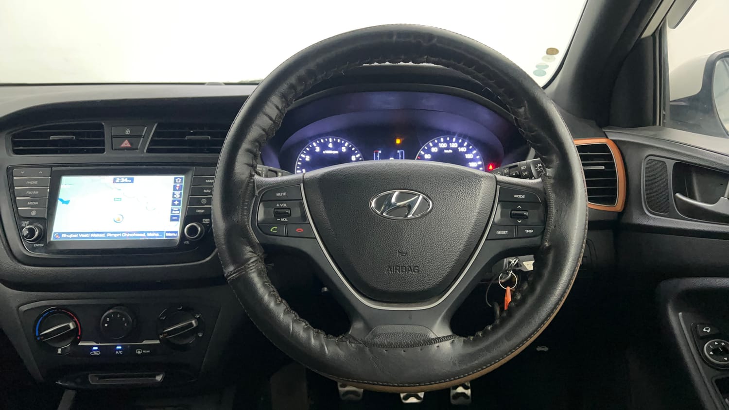 Used 2017 Hyundai i20 Active 1.2 S Petrol Manual interior STEERING VIEW