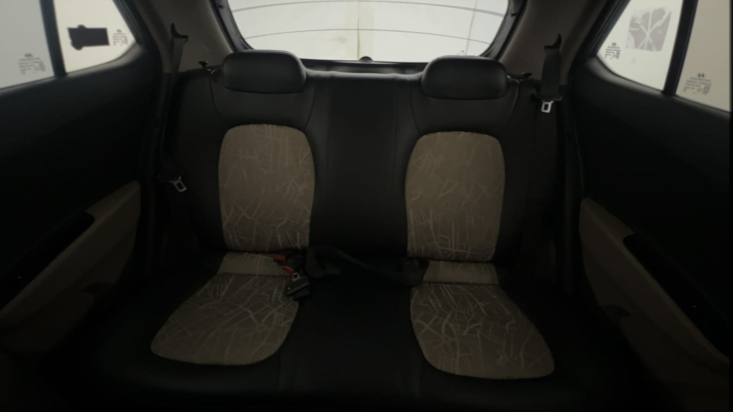Used 2017 Hyundai Grand i10 Magna 1.2 Kappa VTVT Petrol Manual interior REAR SEAT CONDITION VIEW