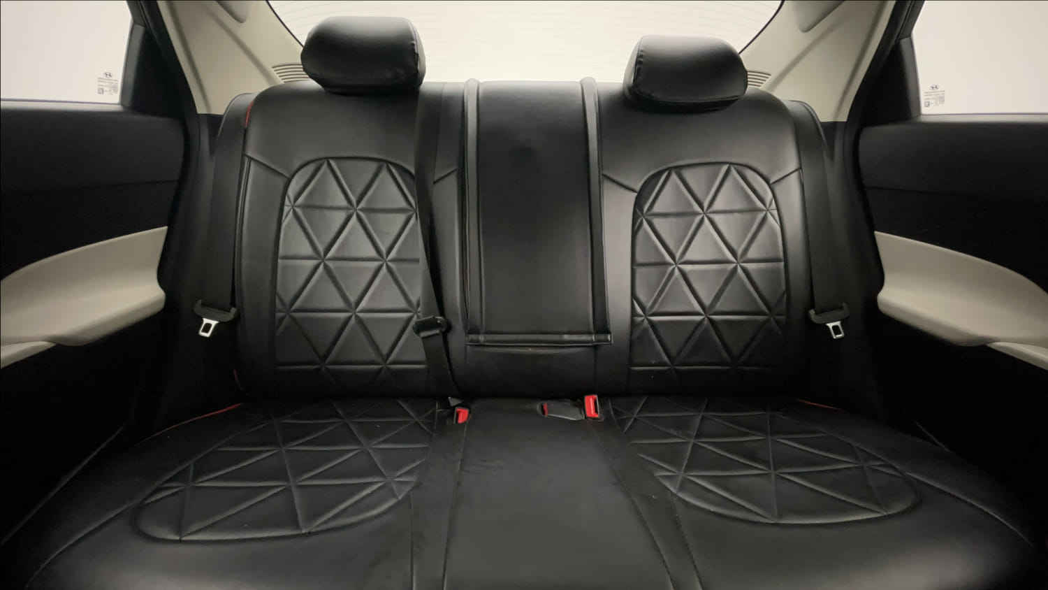 Used 2023 Hyundai Verna SX 1.5 Petrol IVT Petrol Automatic interior REAR SEAT CONDITION VIEW