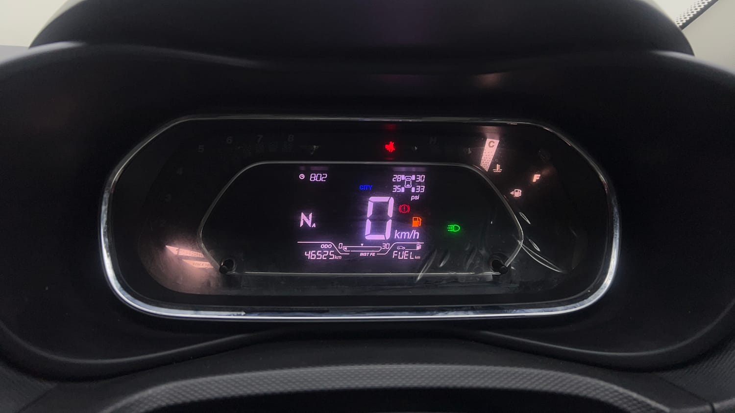 Used 2020 Tata Nexon XZA Plus (O) Dual Tone Petrol Automatic interior CLUSTERMETER VIEW