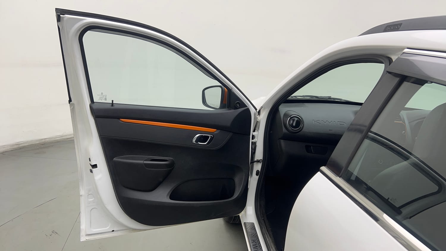 Used 2020 Renault Kwid CLIMBER 1.0 AMT Opt Petrol Automatic interior LEFT FRONT DOOR OPEN VIEW