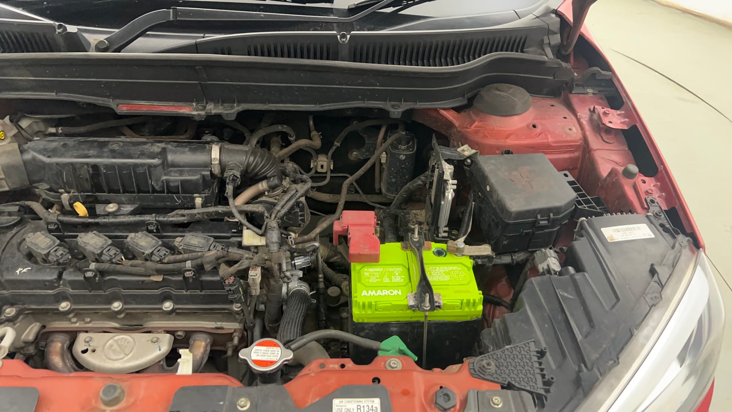 Used 2022 Maruti Suzuki Vitara Brezza [2020-2022] ZXI Plus Dual Tone Petrol Manual engine ENGINE LEFT SIDE VIEW
