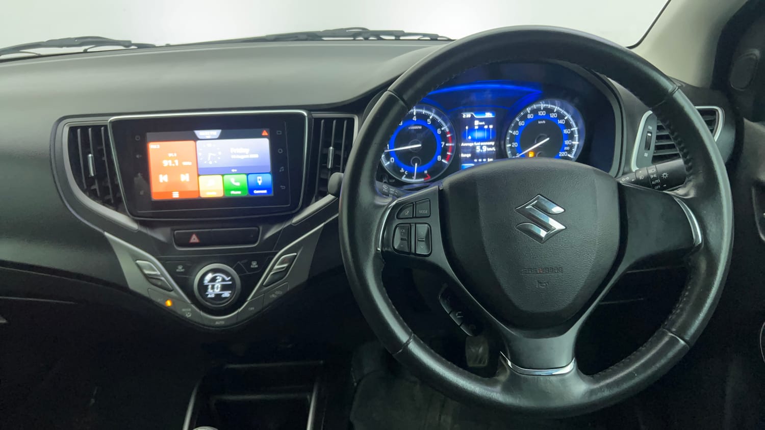 Used 2019 Maruti Suzuki Baleno Alpha Petrol Manual interior STEERING VIEW