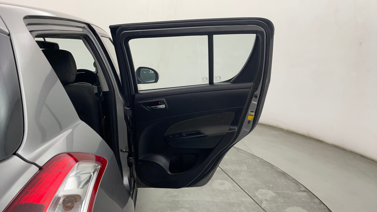 Used 2014 Maruti Suzuki Swift VXi Petrol Manual interior RIGHT REAR DOOR OPEN VIEW