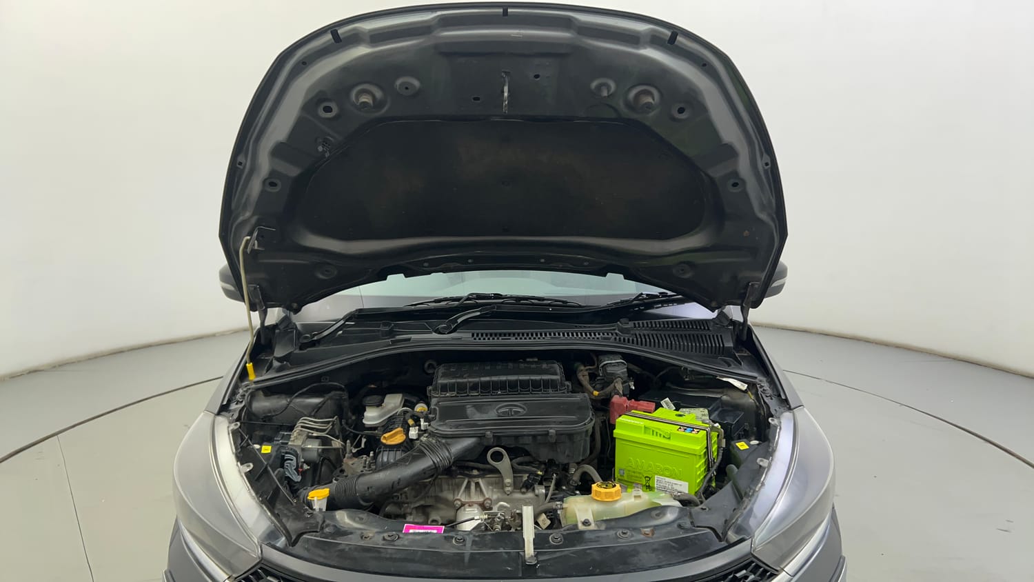 Used 2022 Tata Tigor XZ CNG Cng Manual engine ENGINE & BONNET OPEN FRONT VIEW