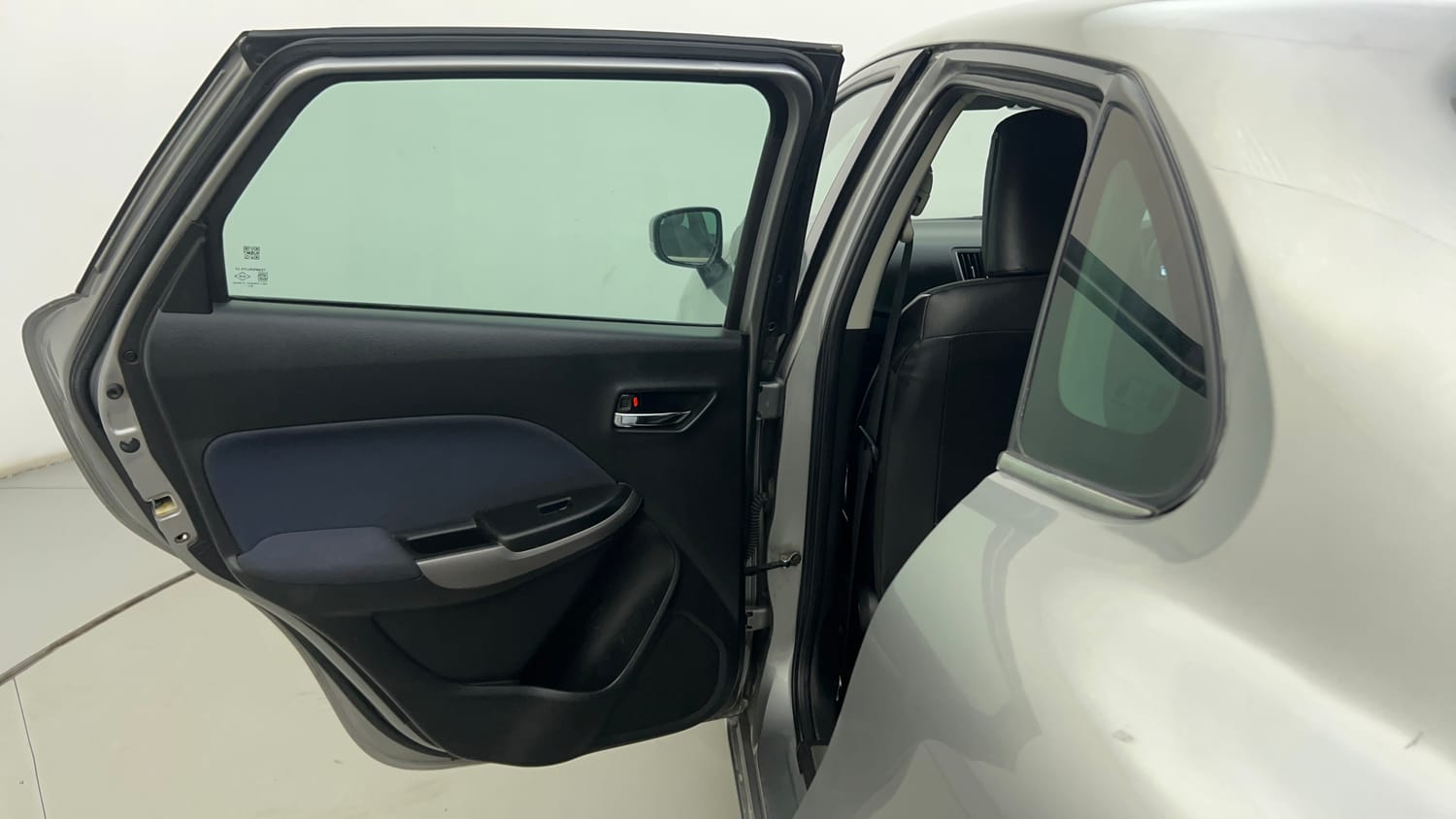 Used 2019 Maruti Suzuki Baleno Alpha Petrol Manual interior LEFT REAR DOOR OPEN VIEW