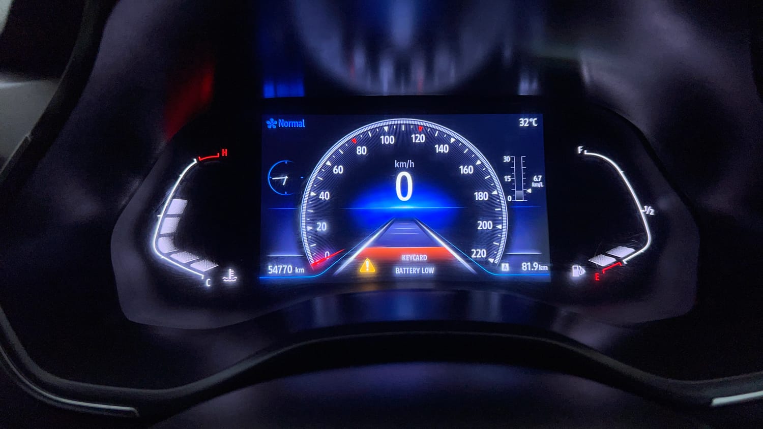 Used 2021 Renault Kiger RXZ 1.0 Turbo MT CNG (Outside Fitted) Cng Manual interior CLUSTERMETER VIEW