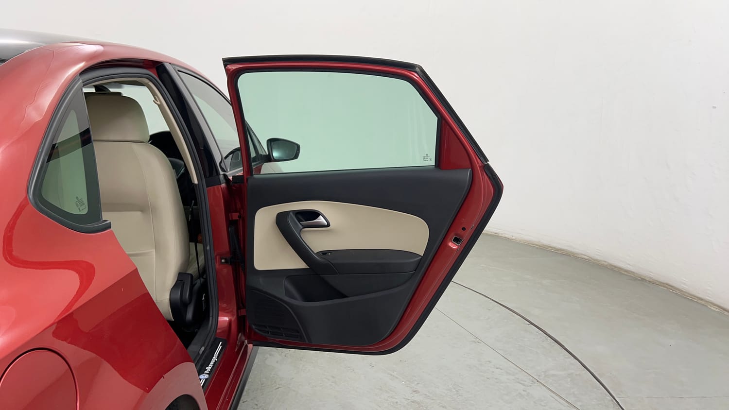 Used 2020 Volkswagen Vento Highline Plus 1.0L TSI Petrol Manual interior RIGHT REAR DOOR OPEN VIEW