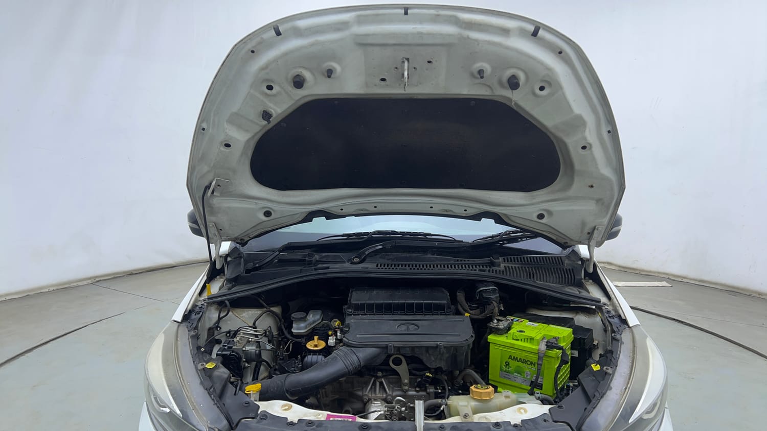 Used 2020 Tata Tigor XZ Plus Petrol Manual engine ENGINE & BONNET OPEN FRONT VIEW