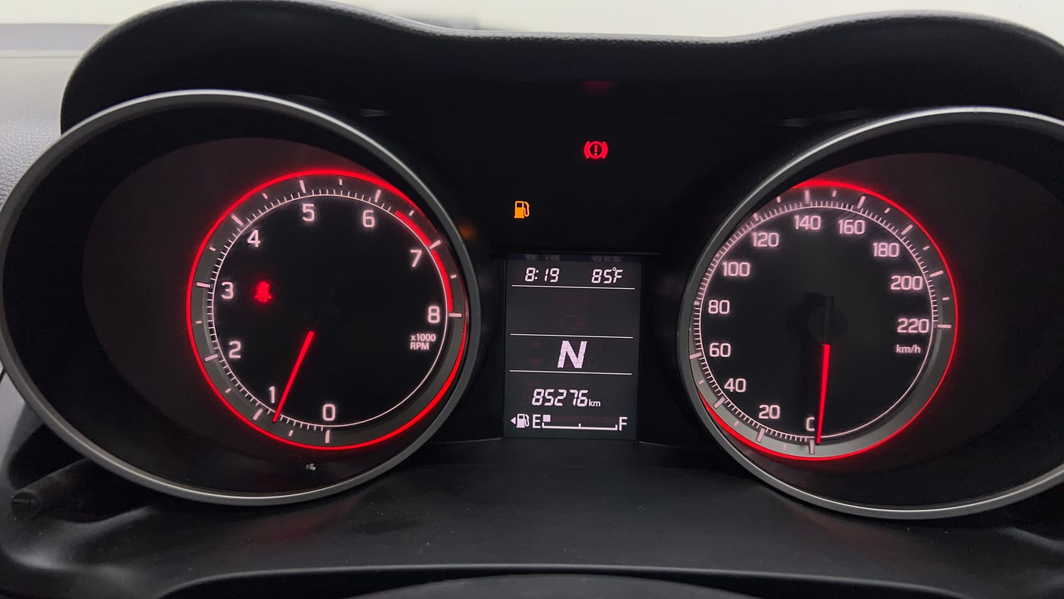 Used 2019 Maruti Suzuki Swift VXi AMT Petrol Automatic interior CLUSTERMETER VIEW