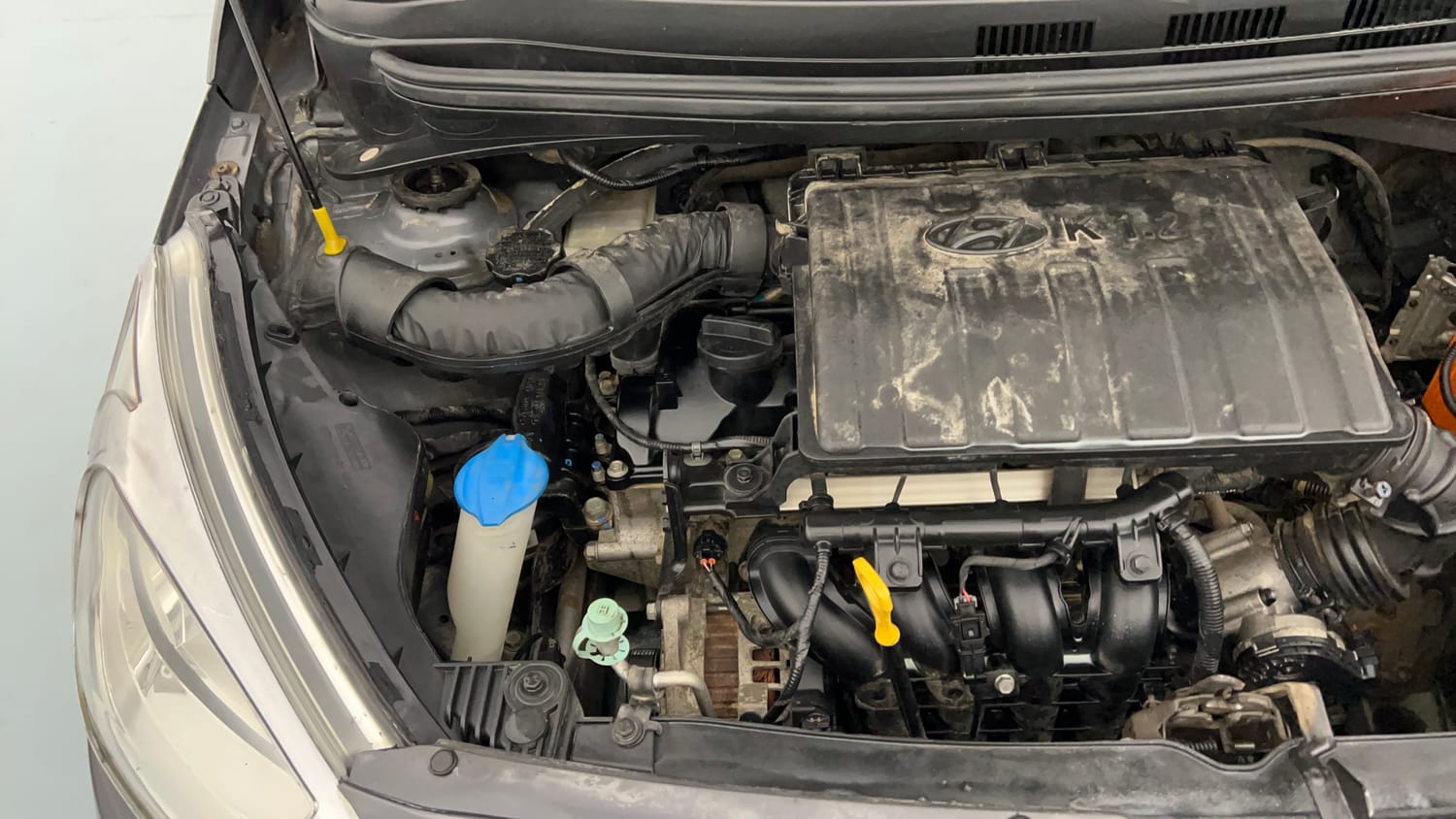 Used 2017 Hyundai Grand i10 Magna 1.2 Kappa VTVT Petrol Manual engine ENGINE RIGHT SIDE VIEW