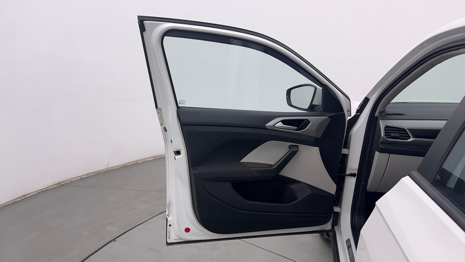 Used 2024 Volkswagen Taigun Highline 1.0 TSI MT Petrol Manual interior LEFT FRONT DOOR OPEN VIEW