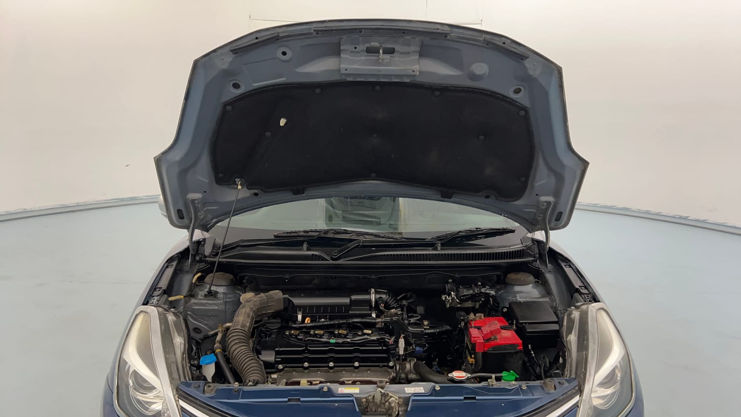 Used 2017 Maruti Suzuki Baleno Alpha 1.2 Petrol Manual engine ENGINE & BONNET OPEN FRONT VIEW
