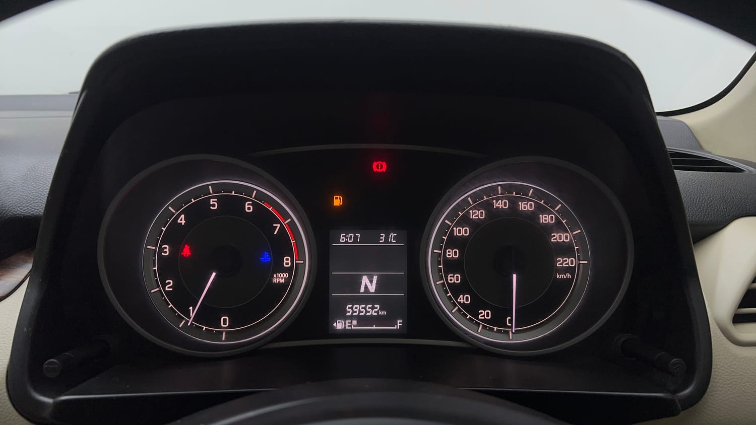 Used 2019 Maruti Suzuki Dzire ZXi AMT Petrol Automatic interior CLUSTERMETER VIEW